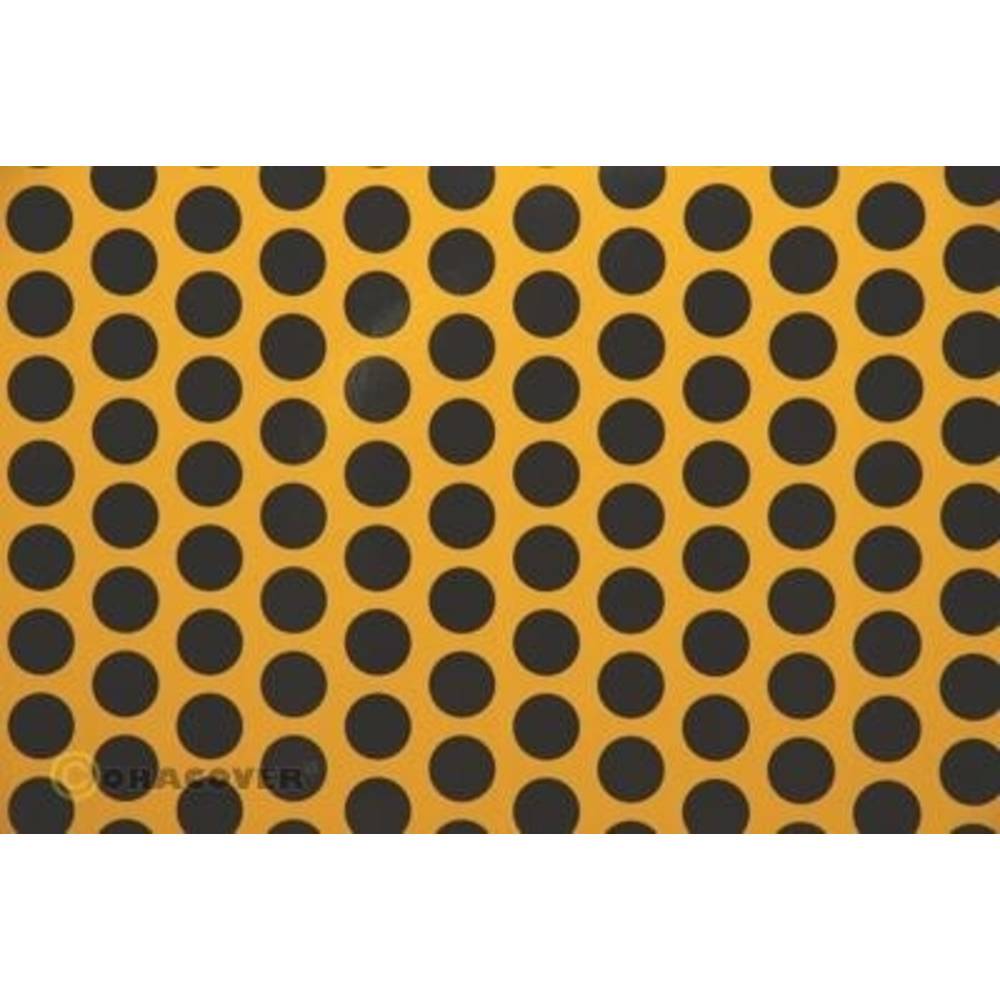 Oracover 91-030-071-010 fólie do plotru Easyplot Fun 1 (d x š) 10 m x 38 cm žlutá cub, černá