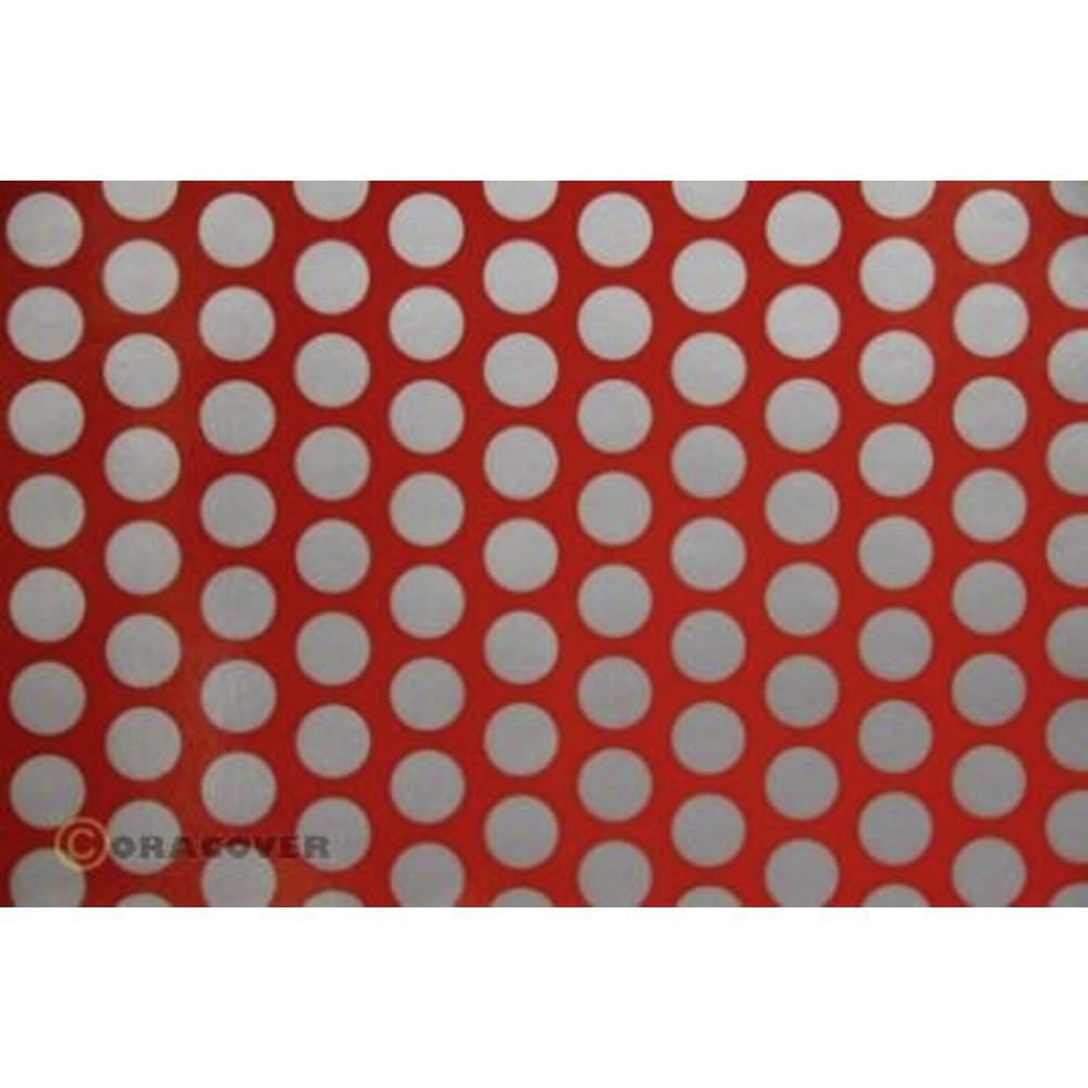Oracover 41-022-091-002 nažehlovací fólie Fun 1 (d x š) 2 m x 60 cm světle červená, stříbrná