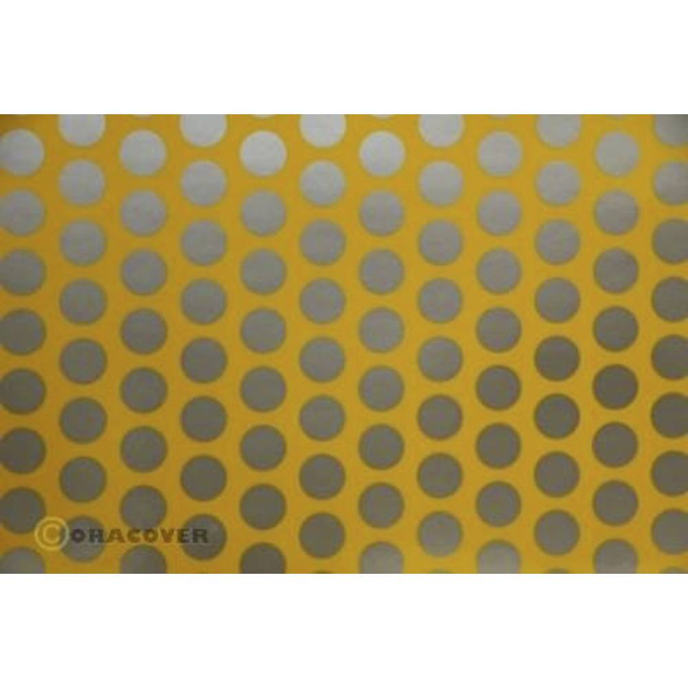 Oracover 41-030-091-002 nažehlovací fólie Fun 1 (d x š) 2 m x 60 cm žlutá cub, stříbrná