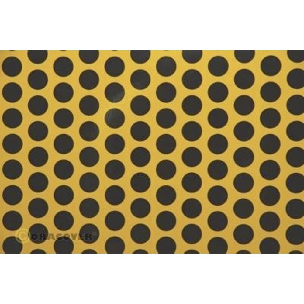 Oracover 41-030-071-002 nažehlovací fólie Fun 1 (d x š) 2 m x 60 cm žlutá cub, černá