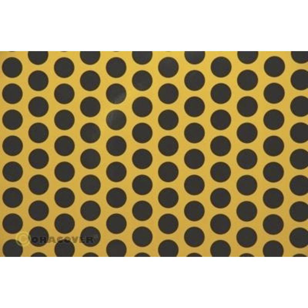 Oracover 41-030-071-010 nažehlovací fólie Fun 1 (d x š) 10 m x 60 cm žlutá cub, černá