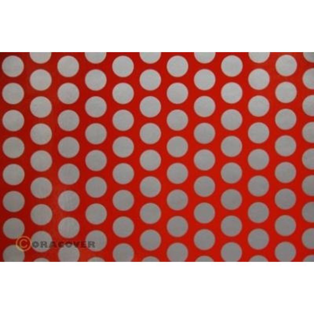Oracover 45-022-091-002 lepicí fólie Orastick Fun 1 (d x š) 2 m x 60 cm světle červená, stříbrná