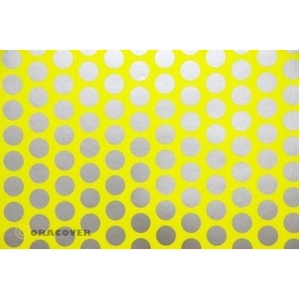 Oracover 45-031-091-002 lepicí fólie Orastick Fun 1 (d x š) 2 m x 60 cm žlutá, stříbrná