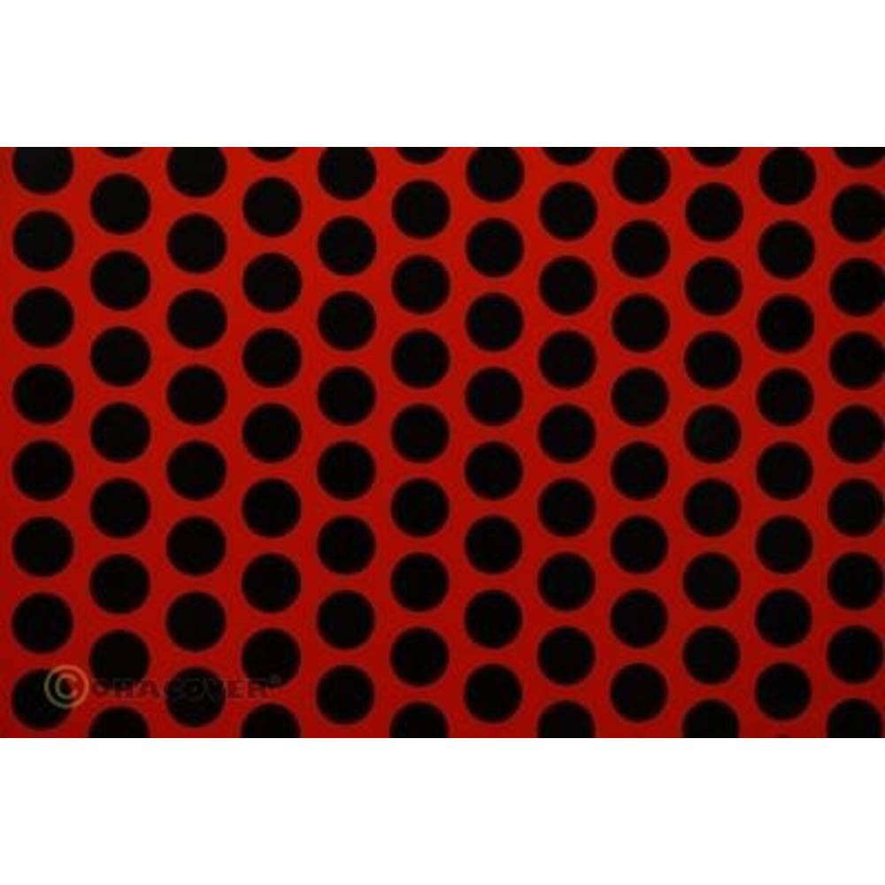 Oracover 45-022-071-002 lepicí fólie Orastick Fun 1 (d x š) 2 m x 60 cm světle červená, černá