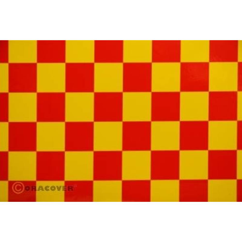 Oracover 43-033-023-010 nažehlovací fólie Fun 3 (d x š) 10 m x 60 cm žlutá, červená