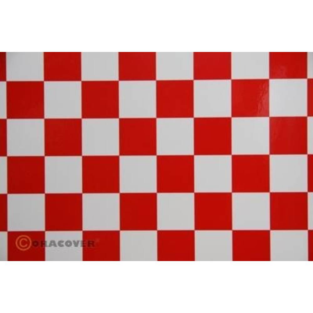 Oracover 43-010-023-002 nažehlovací fólie Fun 3 (d x š) 2 m x 60 cm bílá, červená