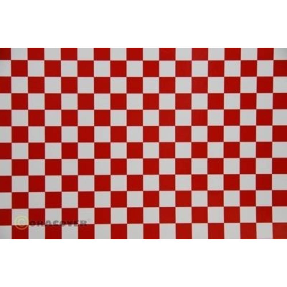 Oracover 97-010-023-002 fólie do plotru Easyplot Fun 4 (d x š) 2 m x 20 cm bílá, červená