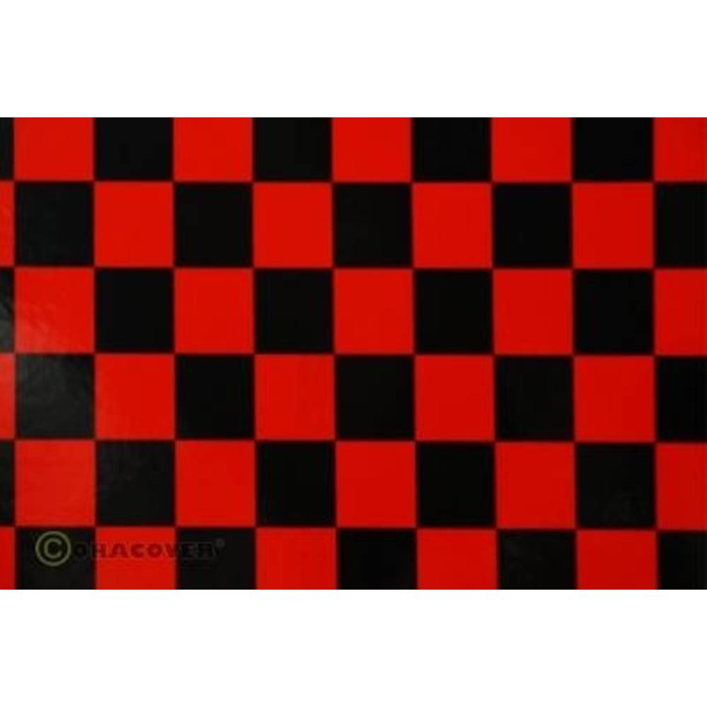 Oracover 47-023-071-010 lepicí fólie Orastick Fun 3 (d x š) 10 m x 60 cm červená, černá