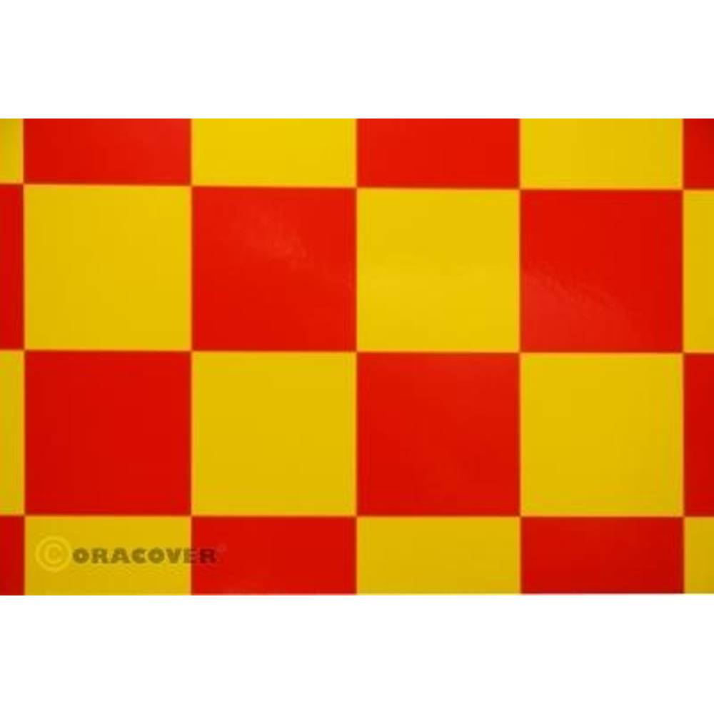 Oracover 491-033-023-002 nažehlovací fólie Fun 5 (d x š) 2 m x 60 cm žlutá, červená