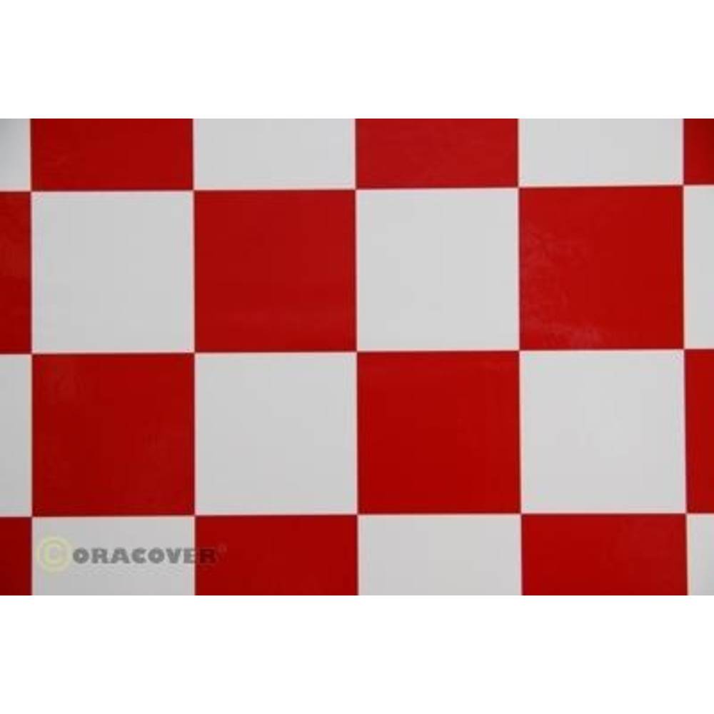 Oracover 491-010-023-010 nažehlovací fólie Fun 5 (d x š) 10 m x 60 cm bílá, červená