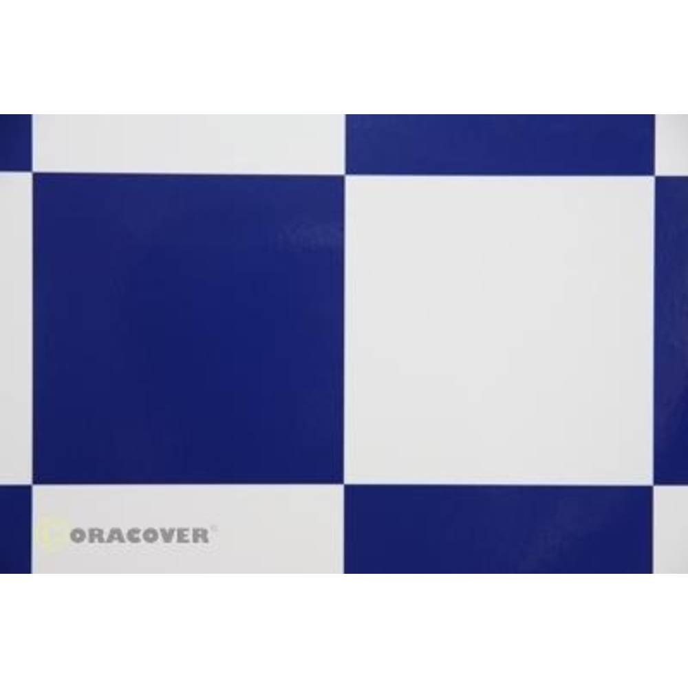 Oracover 691-010-052-010 nažehlovací fólie Fun 6 (d x š) 10 m x 60 cm bílá, tmavě modrá