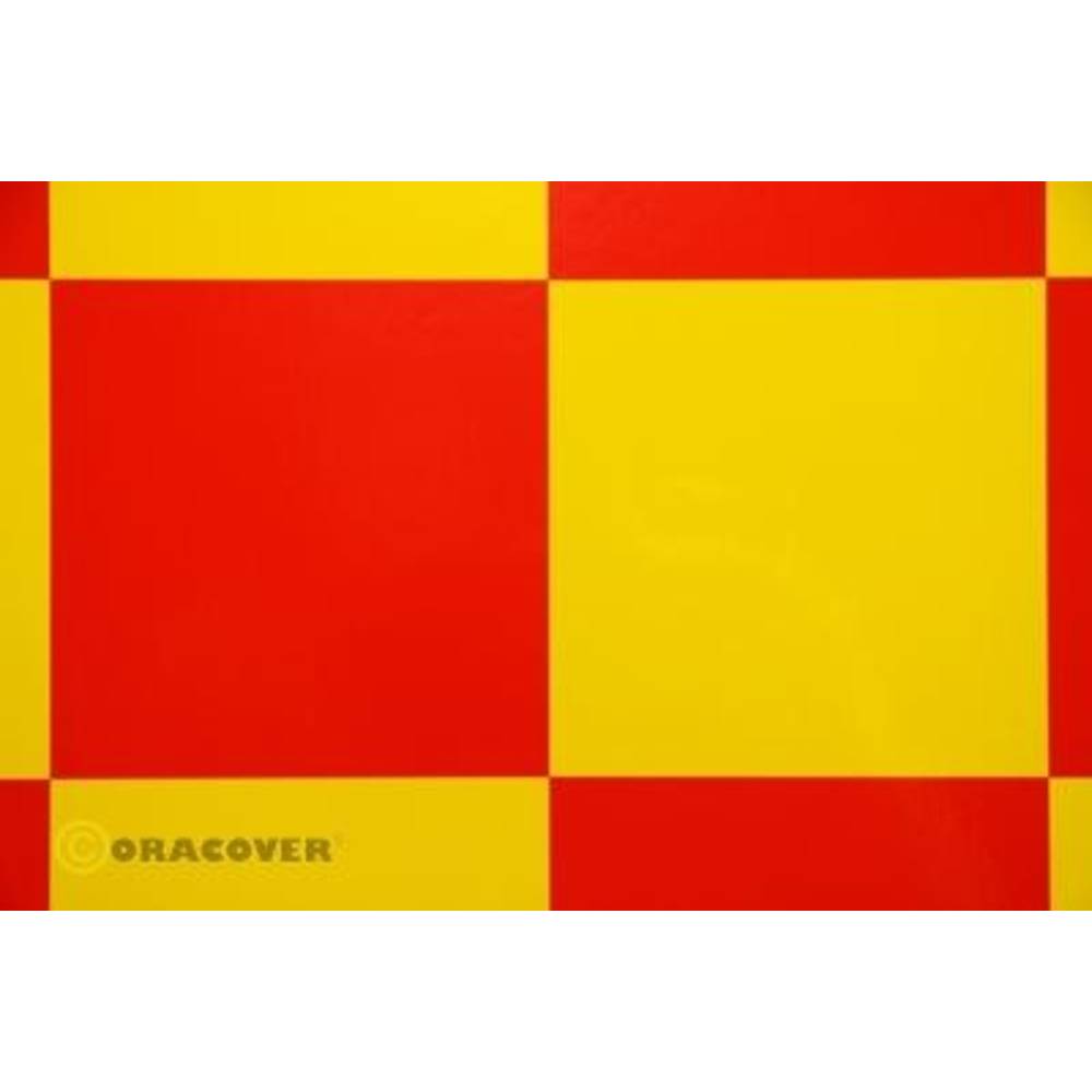 Oracover 691-033-023-010 nažehlovací fólie Fun 6 (d x š) 10 m x 60 cm žlutá, červená