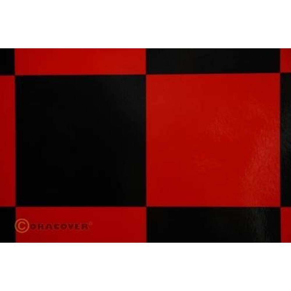 Oracover 691-023-071-010 nažehlovací fólie Fun 6 (d x š) 10 m x 60 cm červená, černá
