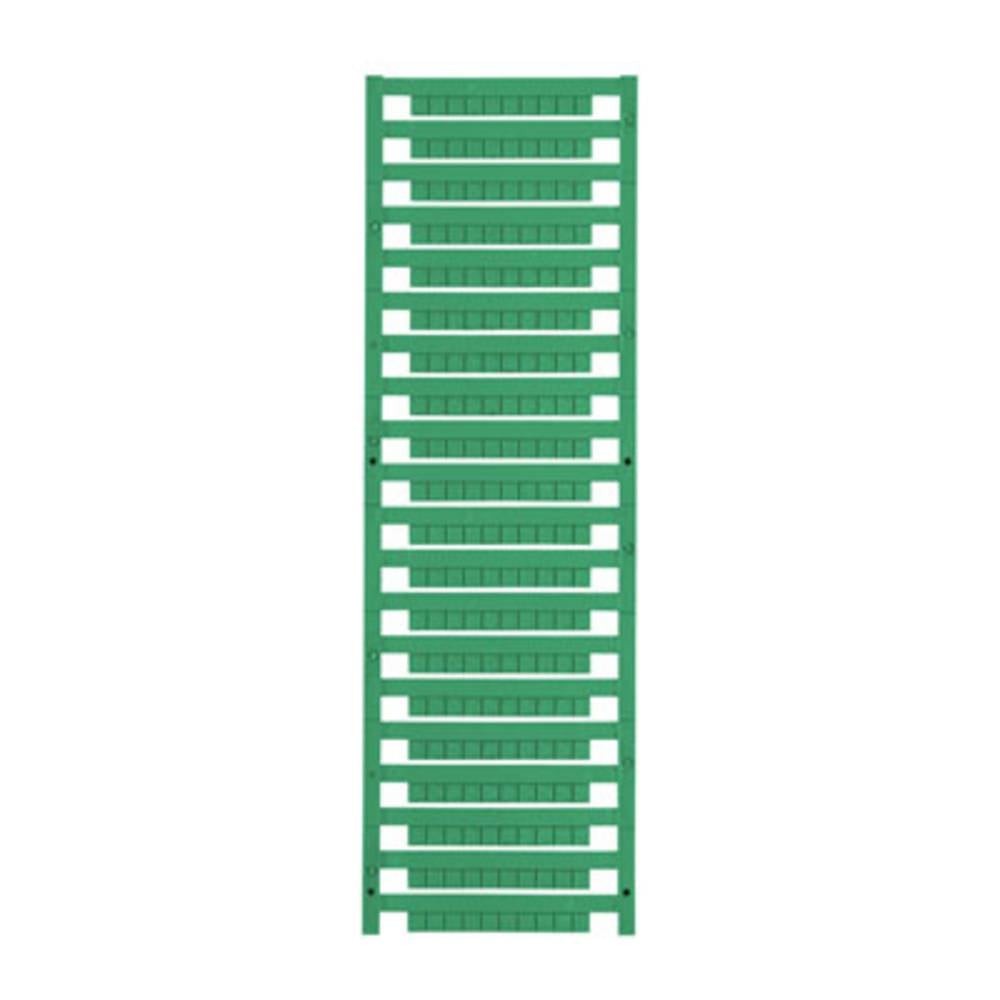 Terminal markers, MultiCard, 5 x 5 mm, Polyamide 66, Colour: Green DEK 5/5 MC-10 NEUT. GN 1609801688 zelená Weidmüller 1