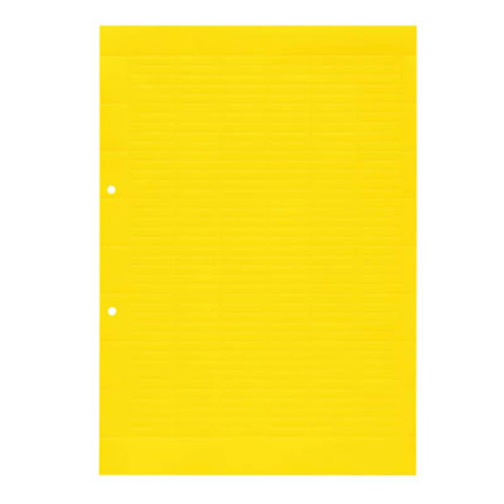 Terminal markers, 27 x 6,3 mm, Paper, Colour: Yellow ESO 7 A4-BOGEN GELB 1634780000 bílá Weidmüller 10 ks