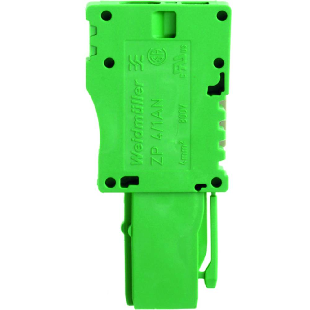 Z-series, WeiCoS, Plug-in connector, Green, Direct mounting ZP 4/1AN/1 GN 1854980000 Weidmüller 50 ks