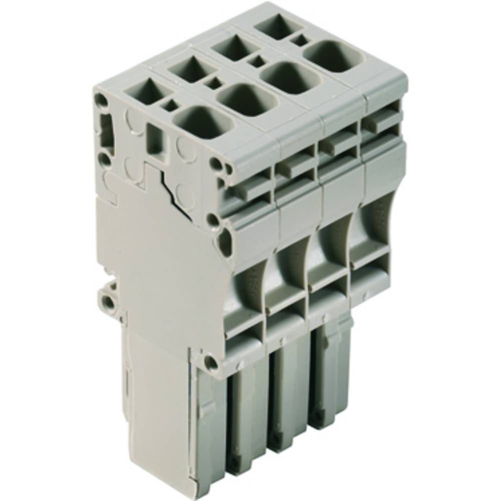 Z-series, WeiCoS, Plug-in connector, Beige, Direct mounting ZP 4/1AN/3 1855000000 Weidmüller 25 ks