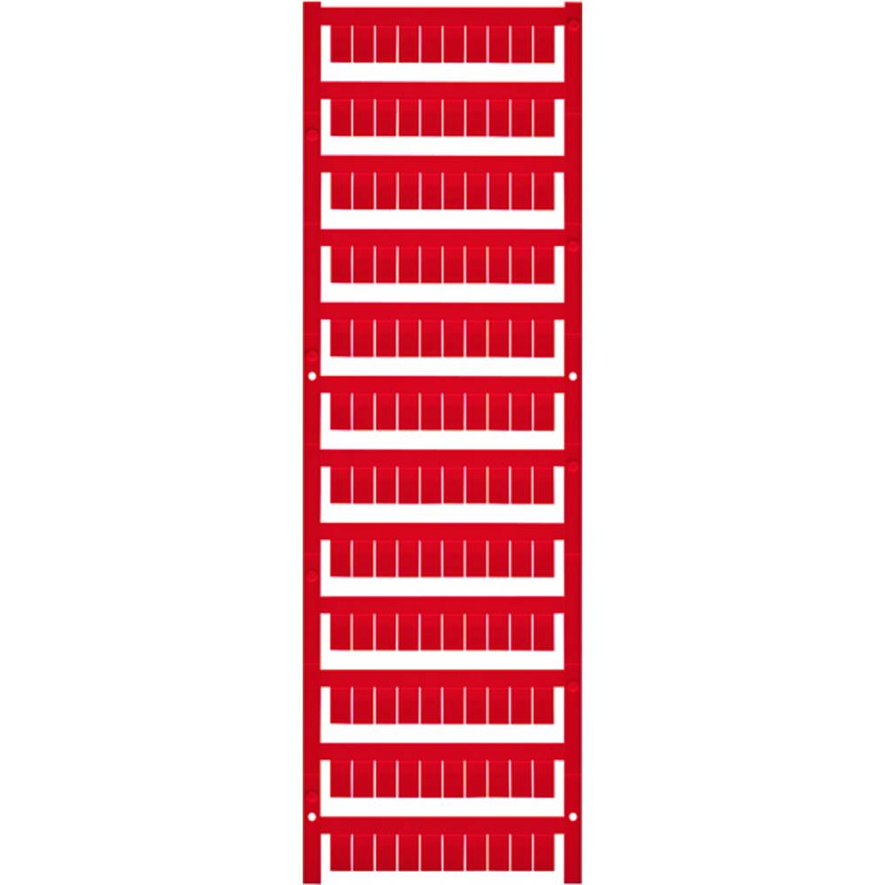 Terminal markers, MultiCard, 10 x 6 mm, Polyamide 66, Colour: Red WS 10/6 MC MIDDLE RT 1917440000 červená Weidmüller 600