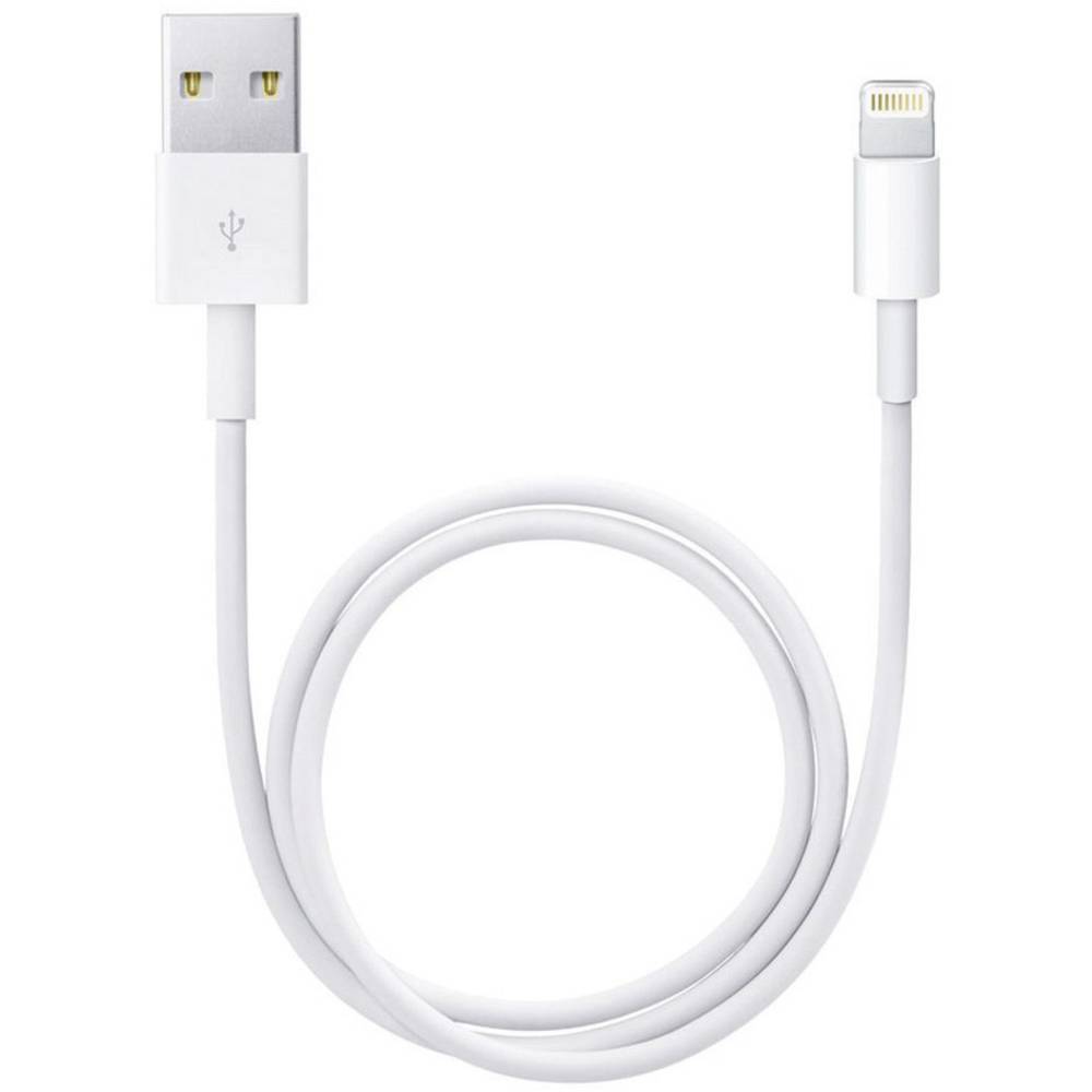 Apple iPod, iPhone, iPad kabel [1x USB 2.0 zástrčka A - 1x dokovací zástrčka Apple Lightning] 0.50 m bílá
