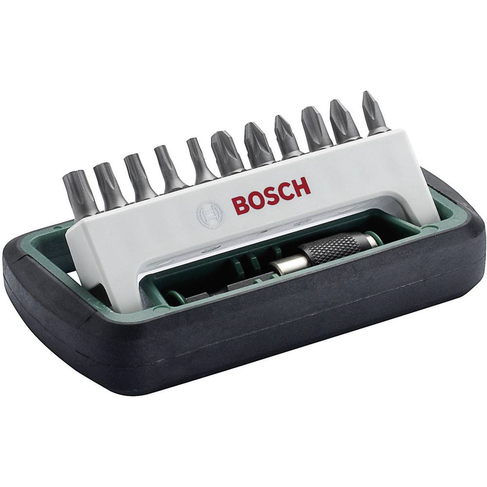 Bosch Accessories 2608255993 sada bitů, 12dílná, křížový PH, křížový PZ, vnitřní šestihran (TX), 1/4 (6,3 mm)