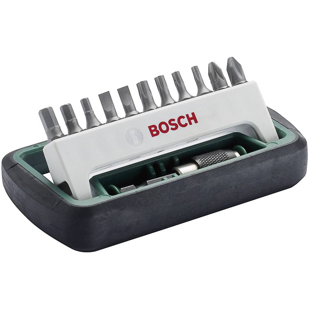 Bosch Accessories 2608255995 sada bitů, 12dílná, plochý, křížový PH, křížový PZ, inbus, vnitřní šestihran (TX), 1/4 (6,3