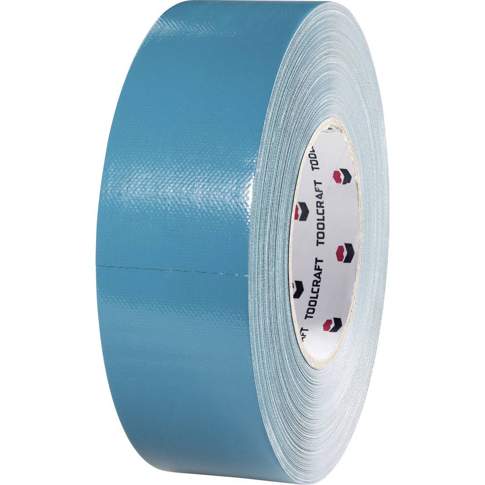 TOOLCRAFT 829B48L25C 829B48L25C páska se skelným vláknem 829B48L25C modrá, šedá (d x š) 25 m x 48 mm 1 ks