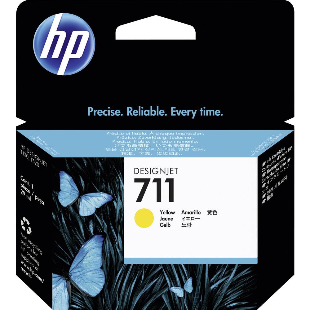 HP Ink 711 originál žlutá CZ132A