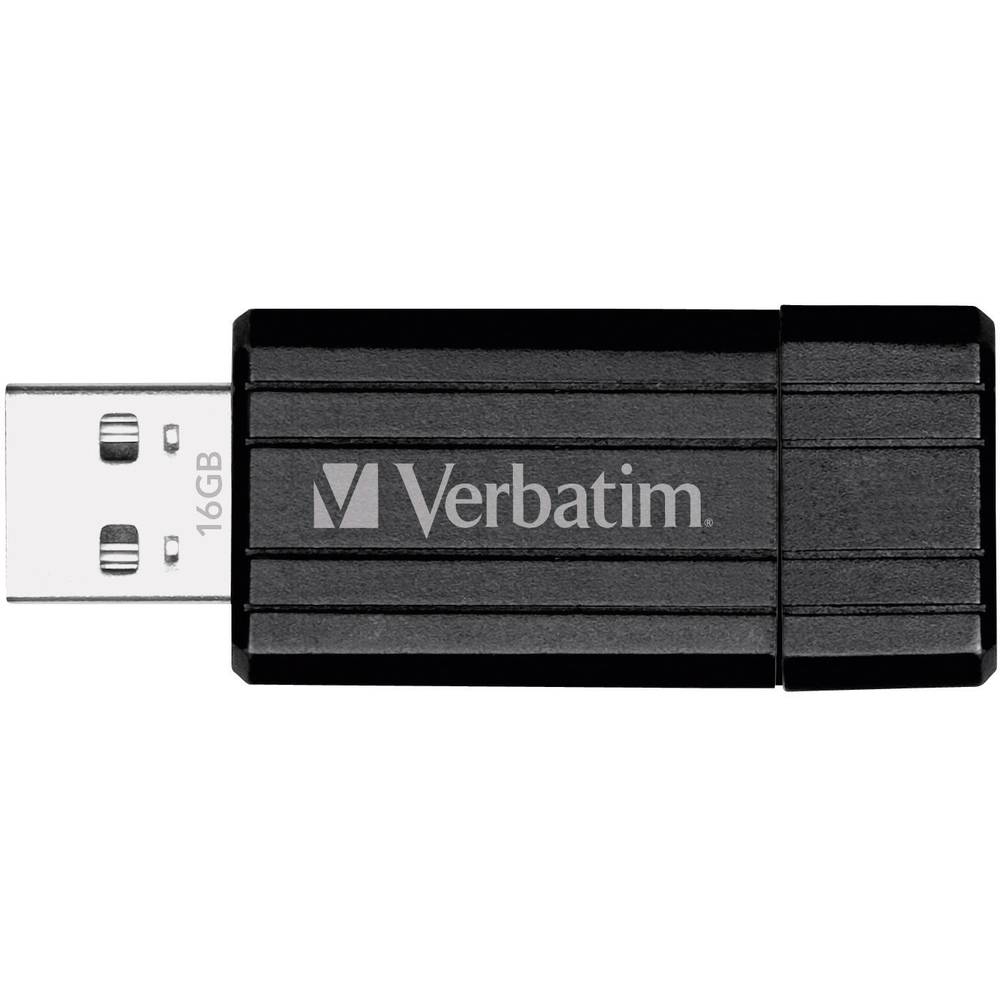 Verbatim Pin Stripe USB flash disk 16 GB černá 49063 USB 2.0