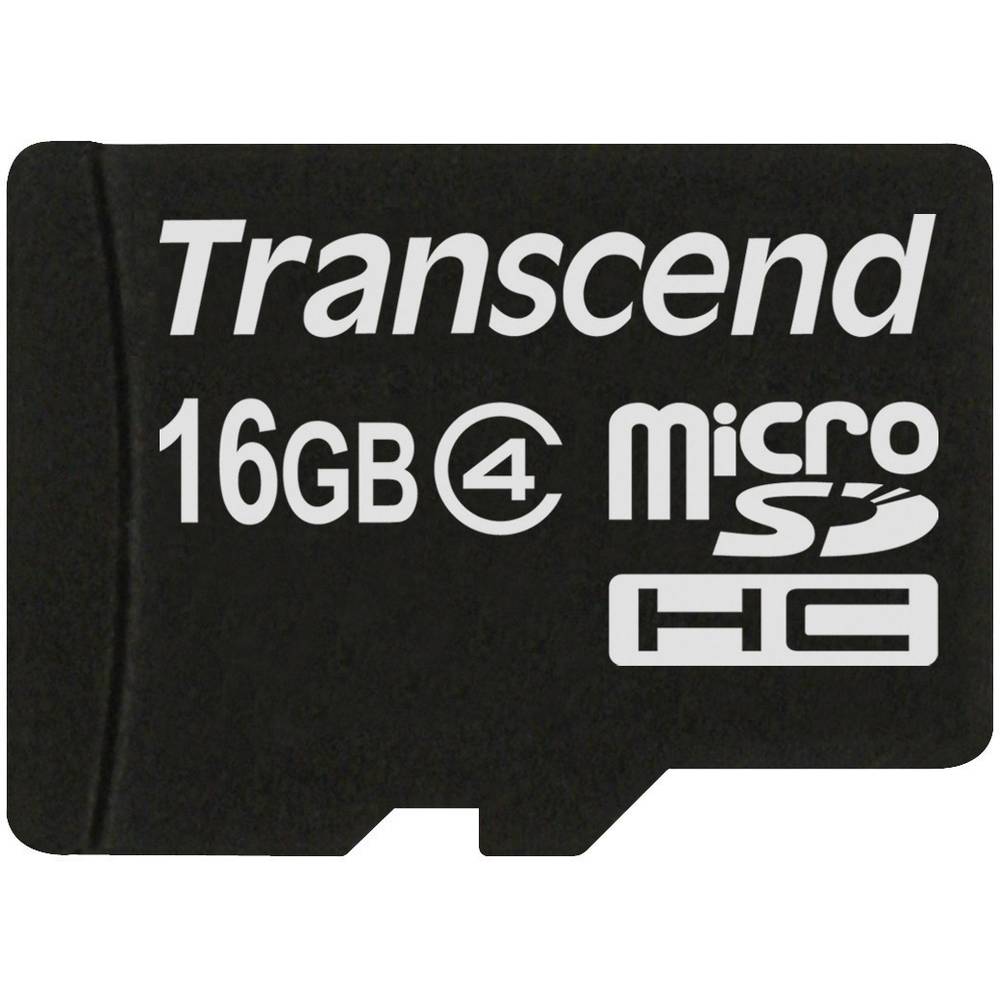 Transcend Standard paměťová karta microSDHC 16 GB Class 4