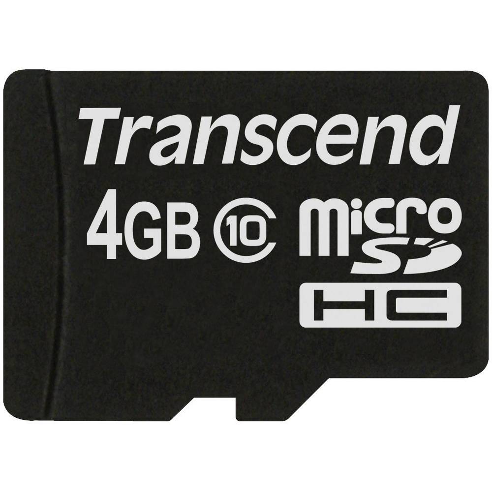 Transcend Premium paměťová karta microSDHC 4 GB Class 10