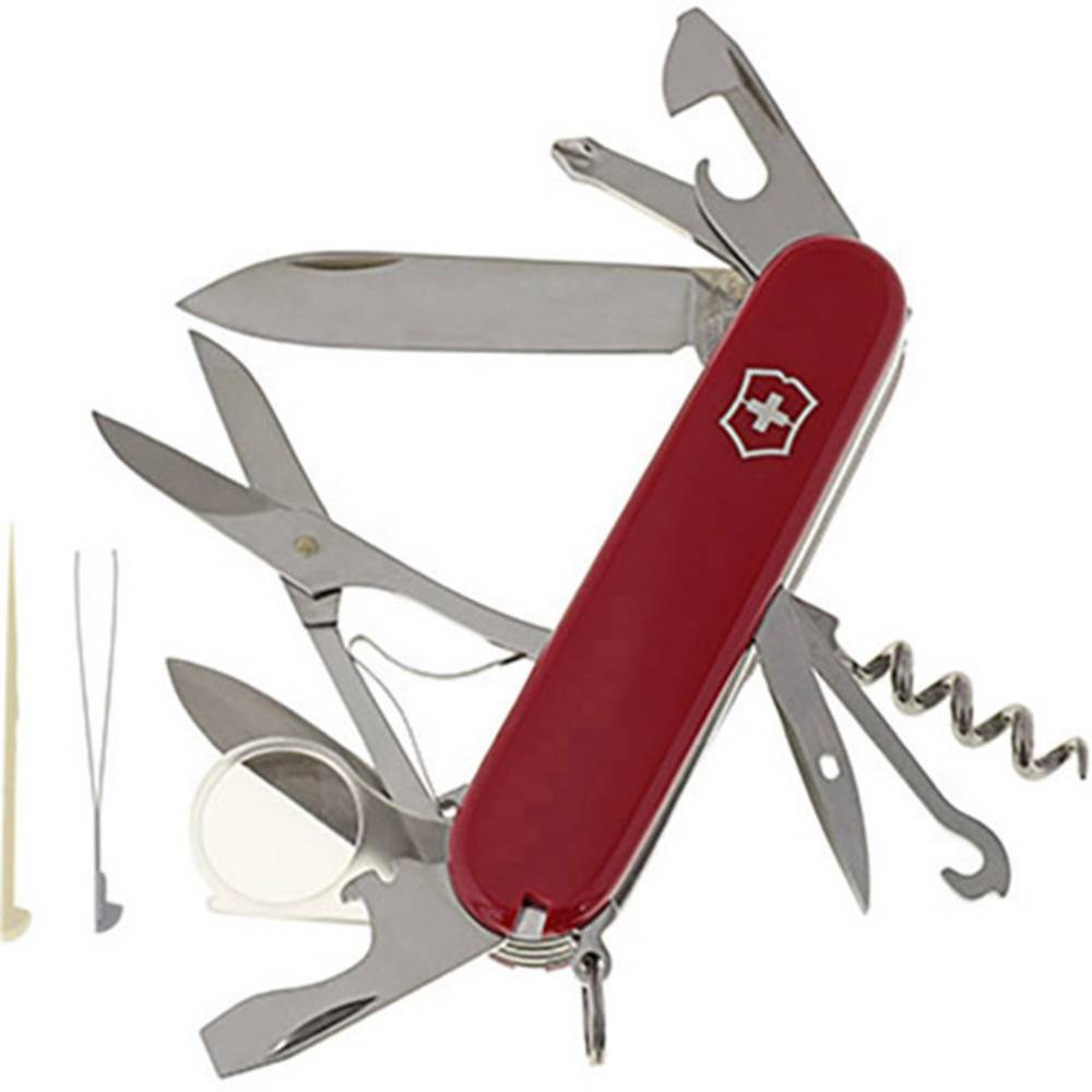 Victorinox Explorer 1.6703 švýcarský kapesní nožík počet funkcí 16 červená