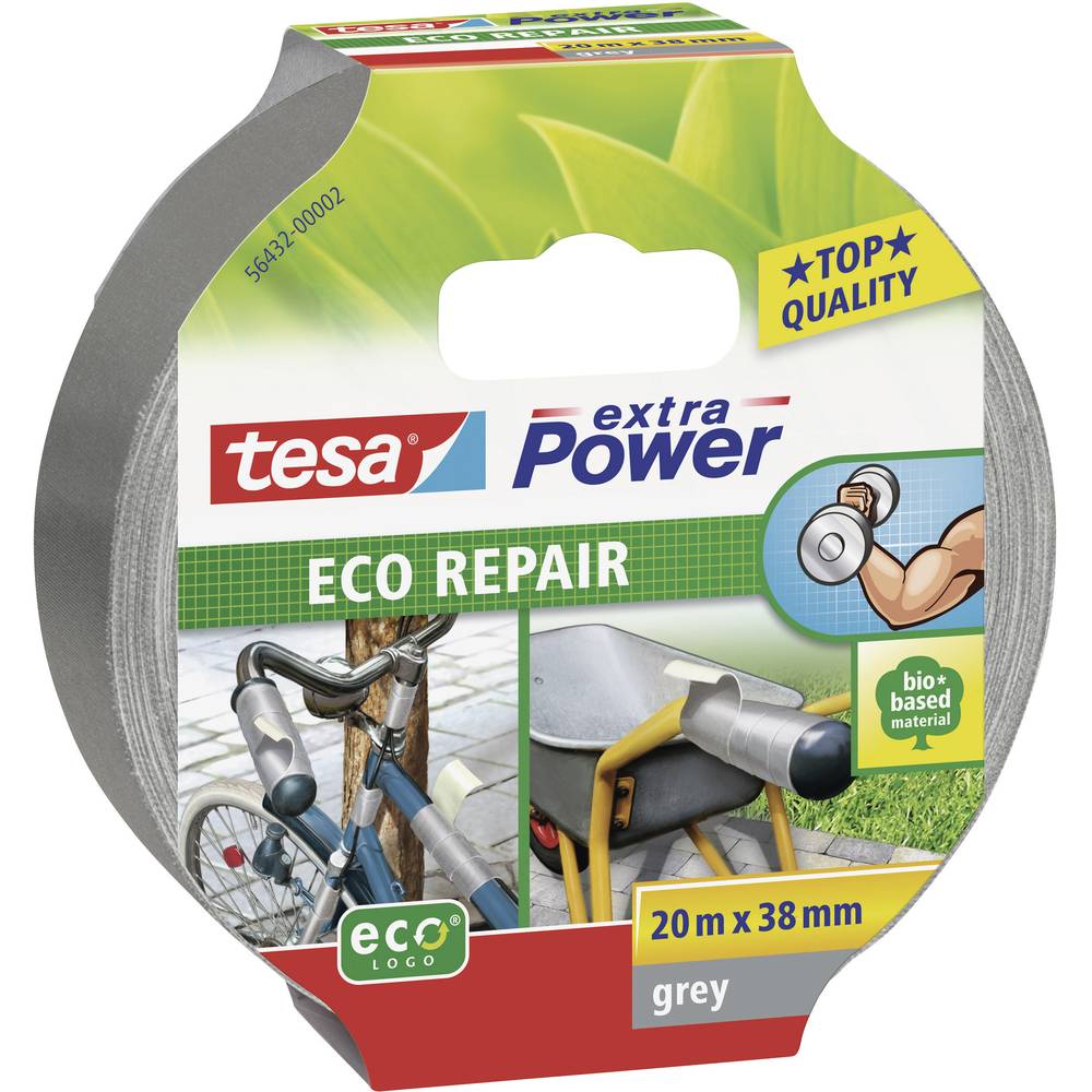 tesa ECO REPAIR 56432-00002-00 páska se skelným vláknem tesa® Extra Power šedá (d x š) 20 m x 38 mm 1 ks