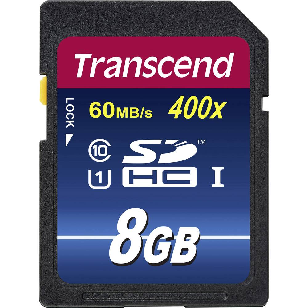 Transcend Premium 400 karta SDHC Industrial 8 GB Class 10, UHS-I