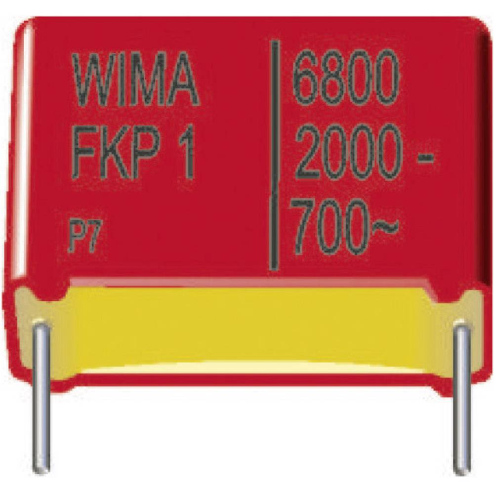 Wima FKP1R032207F00KSSD 1 ks fóliový FKP kondenzátor radiální 0.22 µF 1250 V/DC 10 % 37.5 mm (d x š x v) 41.5 x 19 x 32