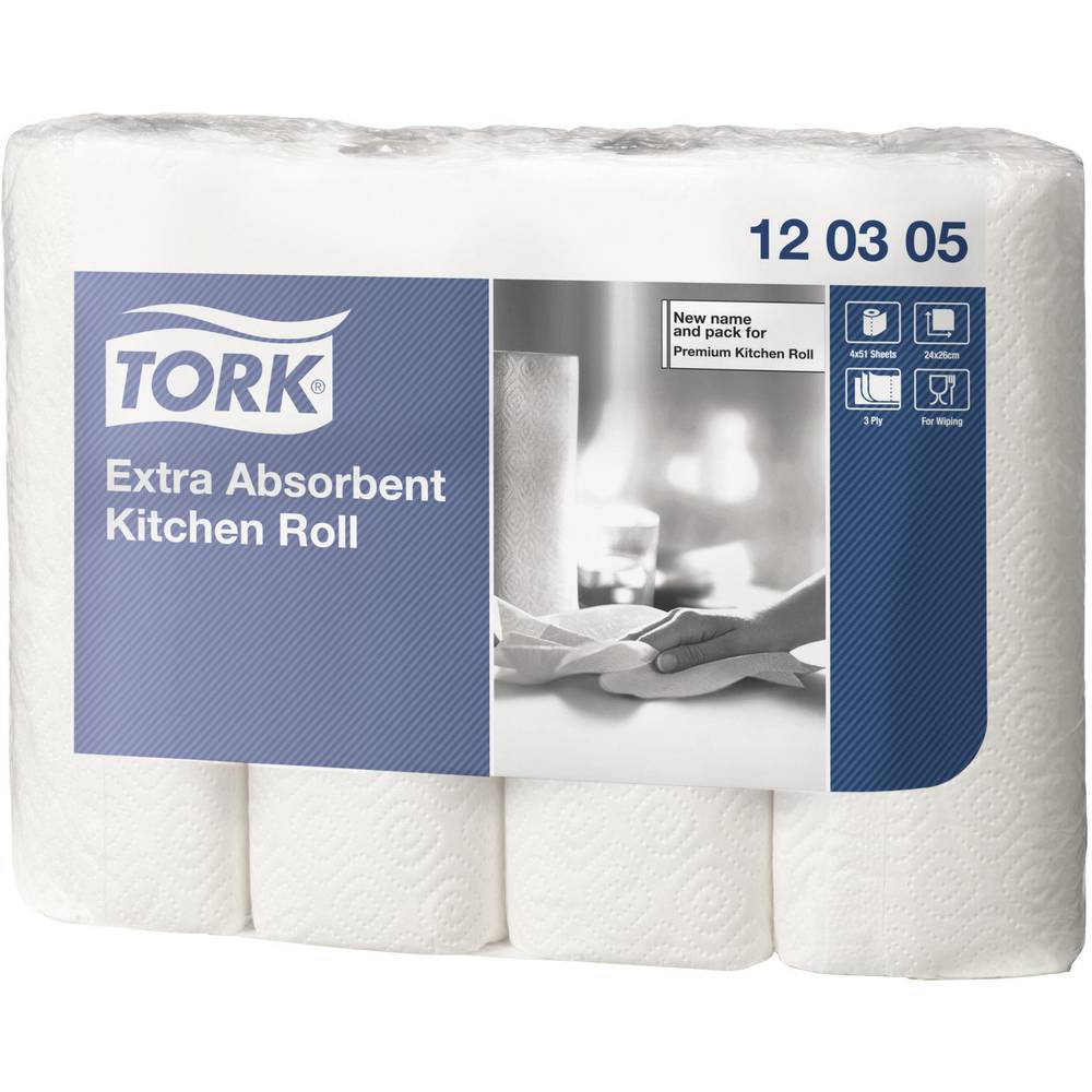 TORK 120305 papírové kuchyňské utěrky, role 3 vrstev Počet: 2448 ks