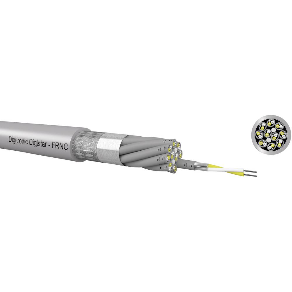 Kabeltronik 930406000 digitální kabel 4 x 0.32 mm² šedá 100 m
