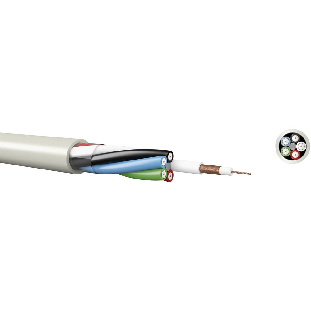Kabeltronik 845750000 koaxiální kabel vnější Ø: 9.10 mm 75 Ω béžová 100 m