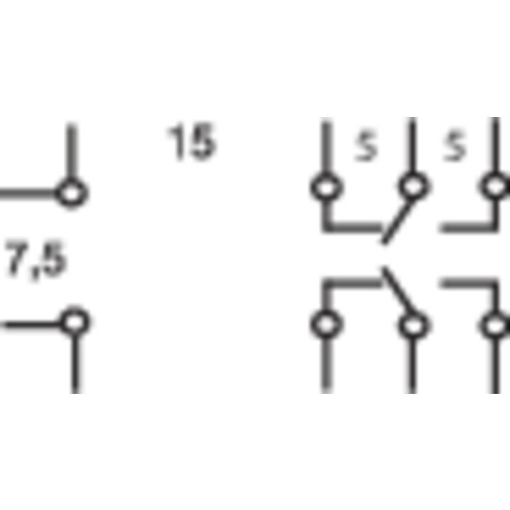 Omron G2R-2-230V, G2R-2-230V relé do DPS, monostabilní, 1 cívka, 125 V/DC, 380 V/AC, 5 A, 1 ks