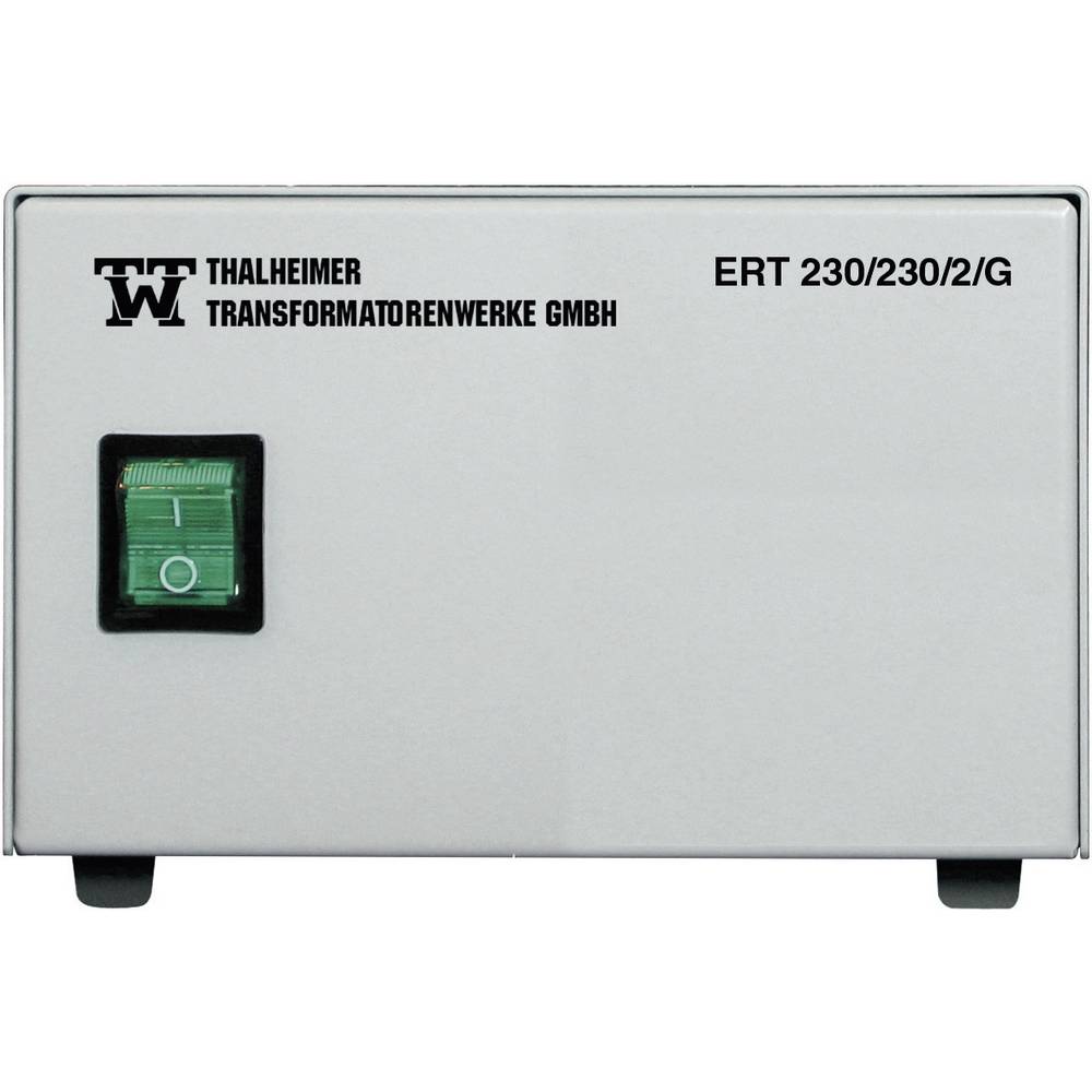 Thalheimer ERT 230/230/1G laboratorní oddělovací transformátor s pevným napětím Kalibrováno dle (ISO) 230 VA Počet výstu