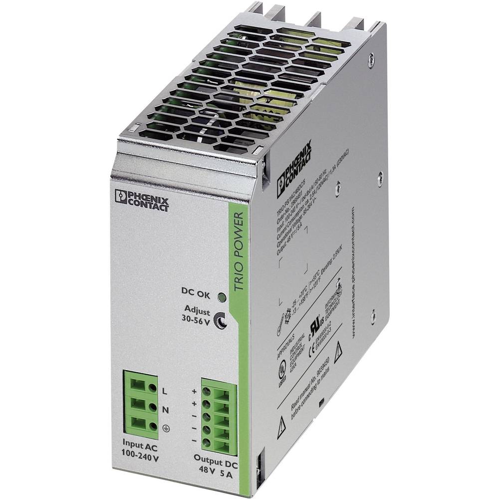 Phoenix Contact TRIO-PS/1AC/48DC/5 síťový zdroj na DIN lištu, 48 V/DC, 5 A, 240 W, výstupy 1 x