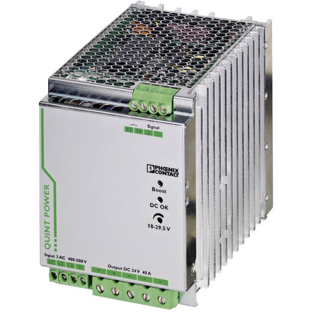 Phoenix Contact QUINT-PS/3AC/24DC/40 síťový zdroj na DIN lištu, 24 V/DC, 40 A, 960 W, výstupy 1 x
