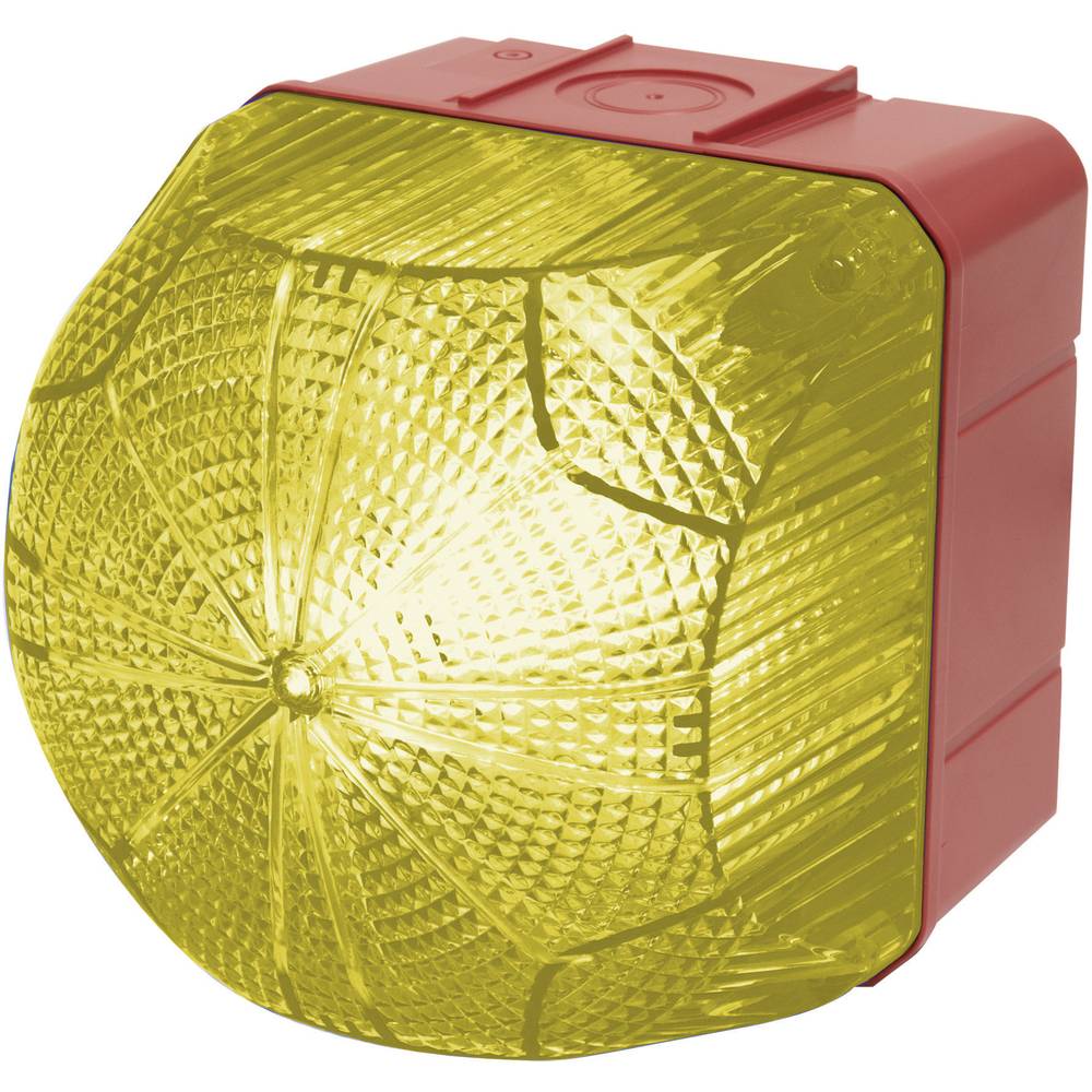 Auer Signalgeräte signální osvětlení LED QDM 874267413 žlutá žlutá trvalé světlo, blikající světlo 110 V/AC, 230 V/AC