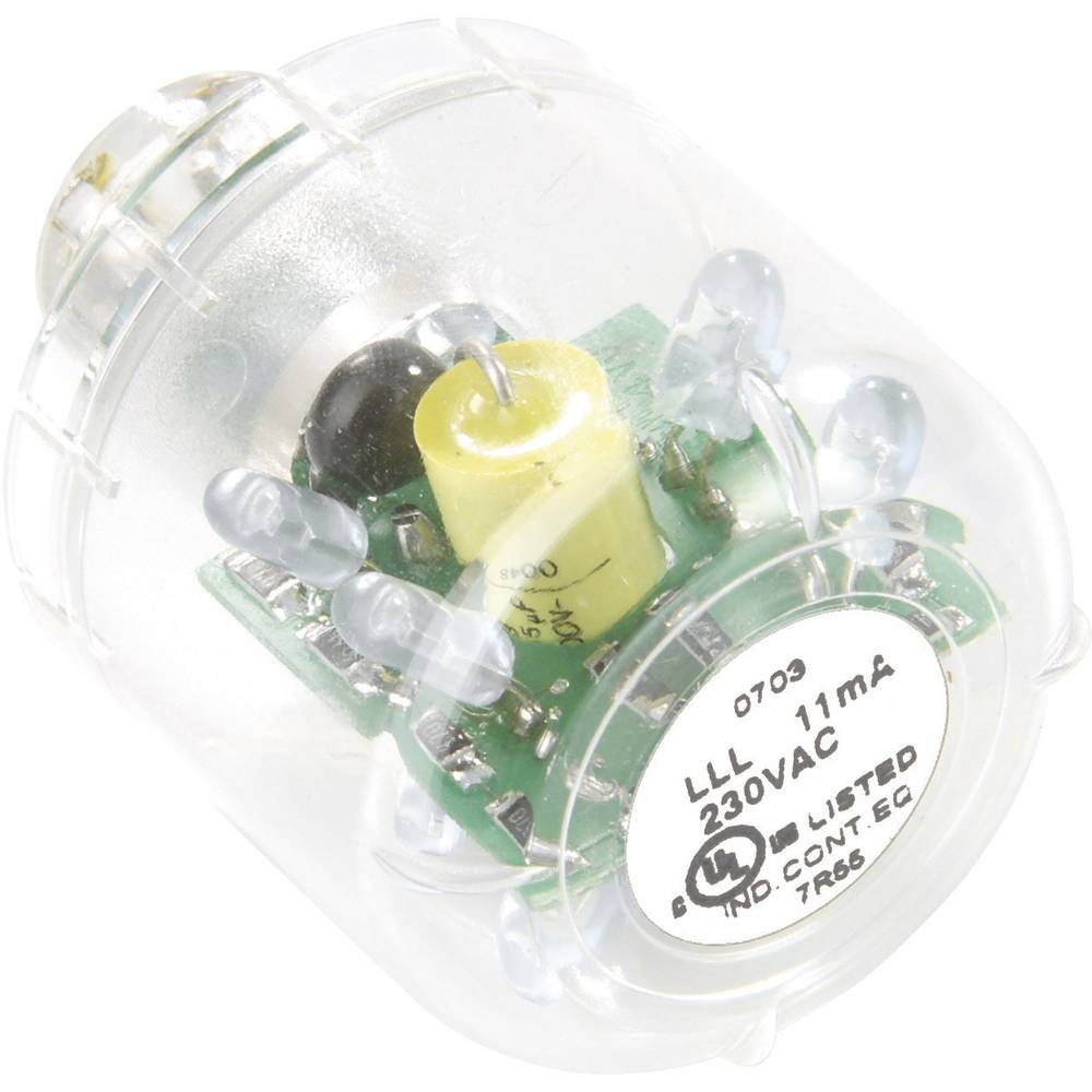 Auer Signalgeräte LED žárovka s trvalým LED světlem LLL Čirá, 24 V AC/DC, BA15d