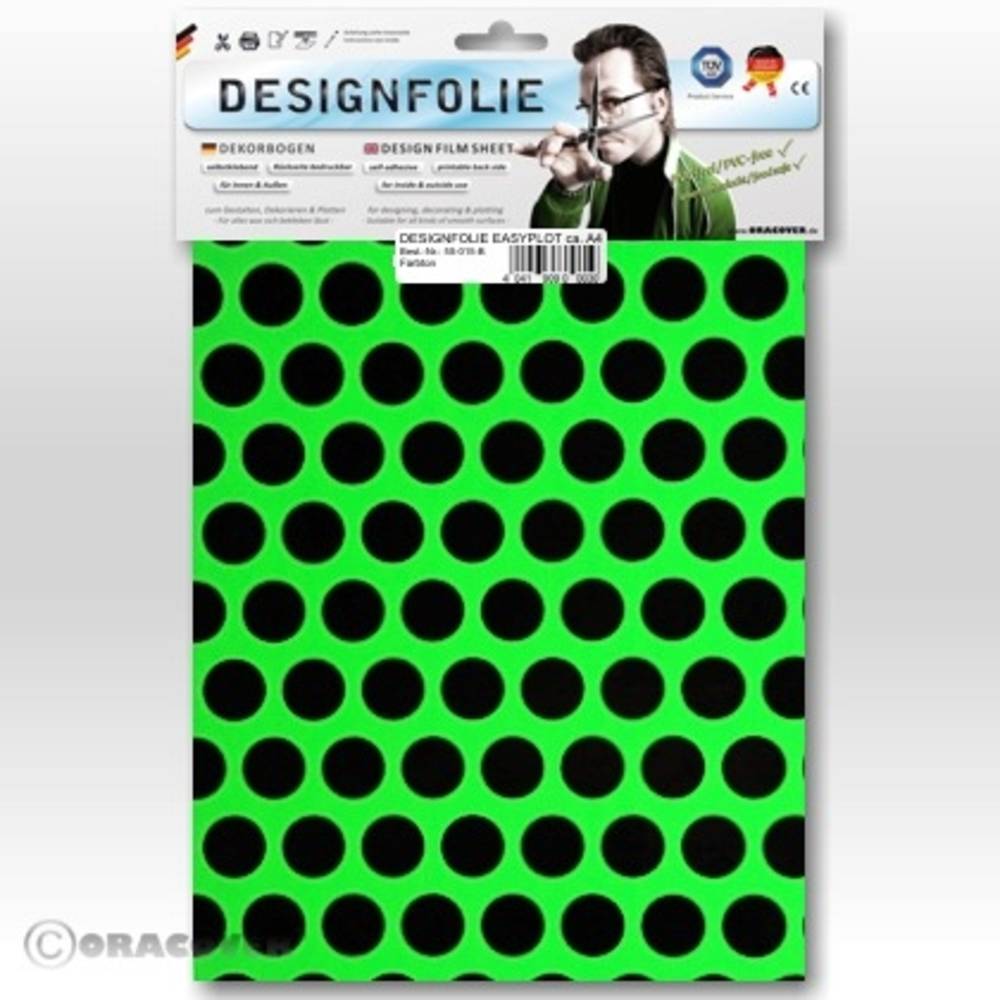 Oracover 90-041-071-B designová fólie Easyplot Fun 1 (d x š) 300 mm x 208 mm zelená, černá