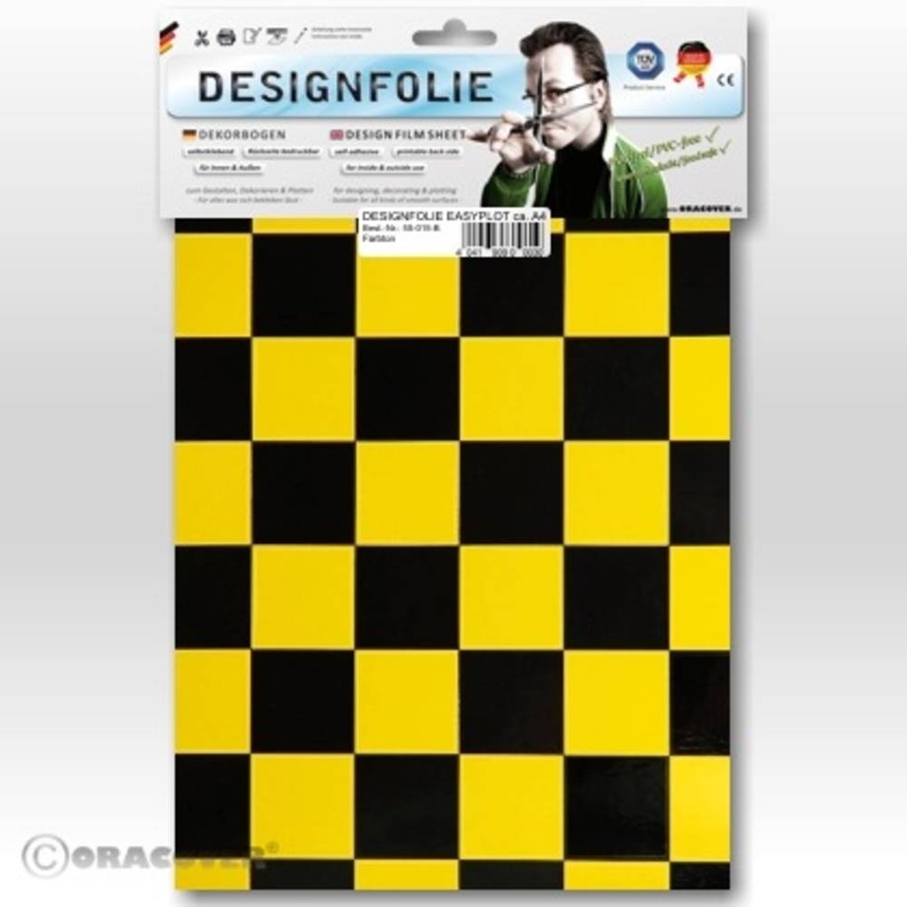 Oracover 87-033-071-B designová fólie Easyplot Fun 3 (d x š) 300 mm x 208 mm žlutá, černá