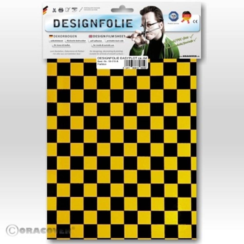Oracover 95-033-071-B designová fólie Easyplot Fun 4 (d x š) 300 mm x 208 mm žlutá, černá
