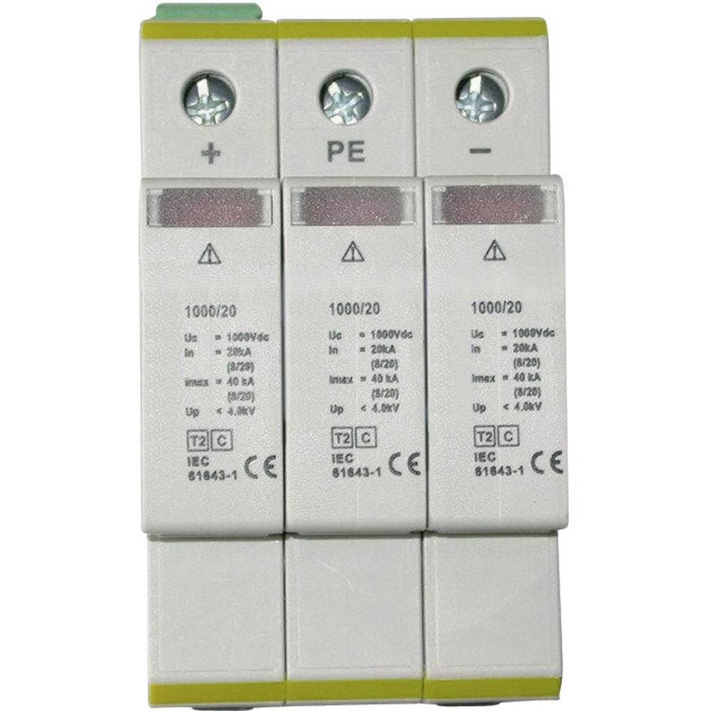 ESKA C-PV 1000/20 ETI svodič pro přepěťovou ochranu Přepětová ochrana pro: fotovoltaické zařízení 20 kA 1 ks