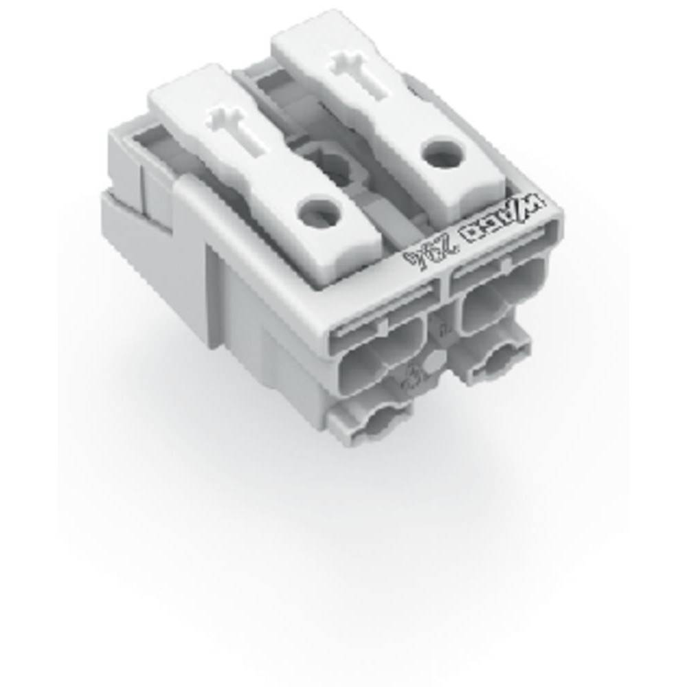 přístrojová svorka Tuhost (příčný řez): 0.5-1.5 mm² Pólů: 2 WAGO WAGO GmbH & Co. KG 1000 ks bílá