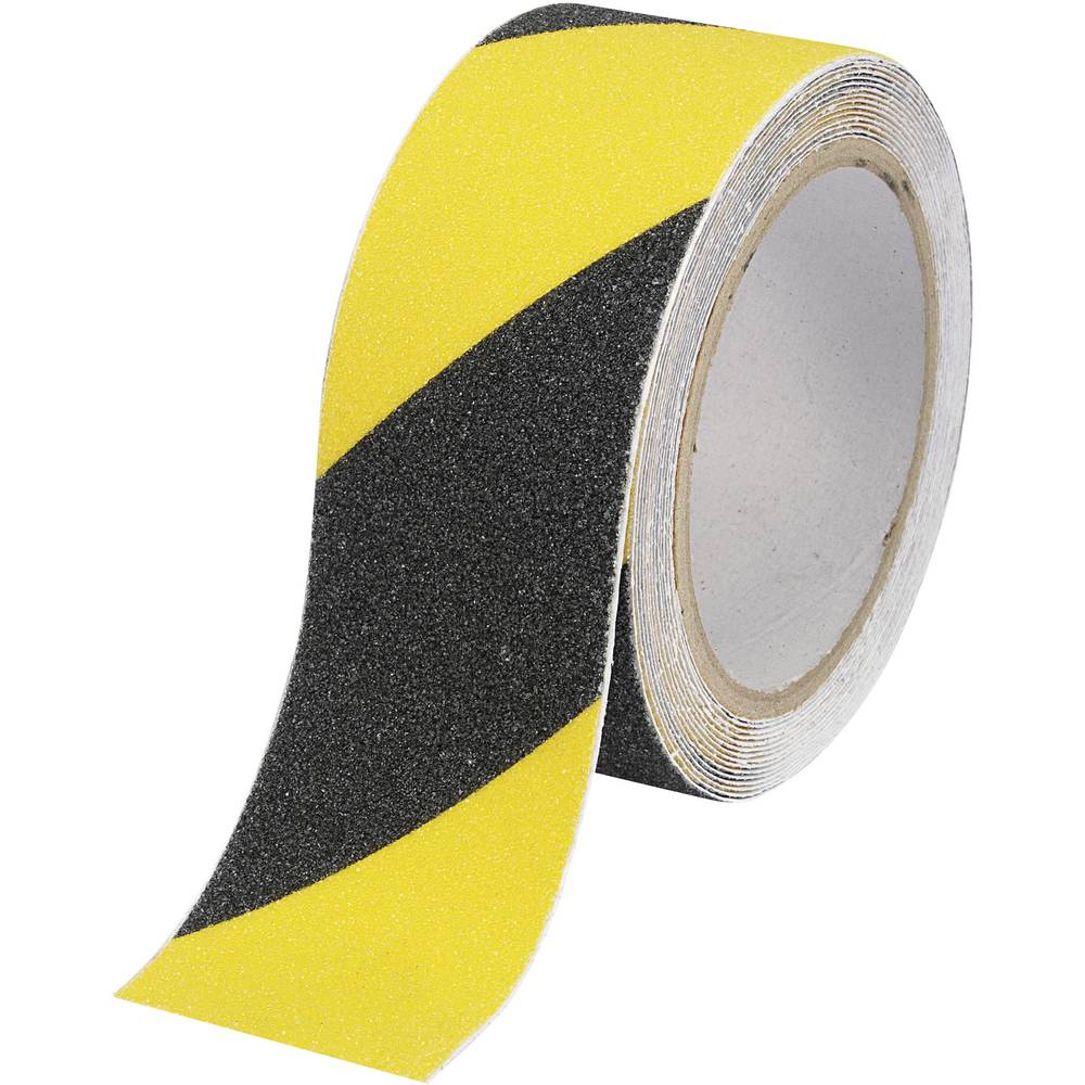 TOOLCRAFT ANST505M-YB 1564113 protiskluzová páska Sugo černá, žlutá (d x š) 5 m x 50 mm 1 ks
