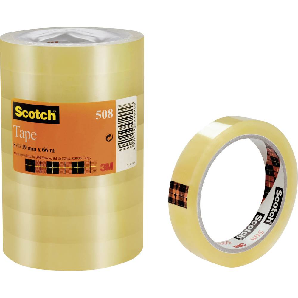 Scotch FT-5100-9733-8 5081966 lepicí páska transparentní (d x š) 66 m x 19 mm 8 ks